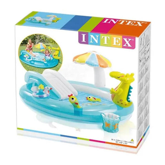 JOUET INTEX AIRE DE JEUX GONFLABLE ALLIGATOR