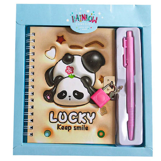 CAHIER DE SOUVENIR AVEC CADENAS CODE REF 64621-A