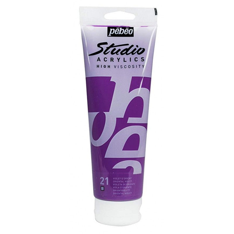 GOUACHE ACRYLIQUE PEBEO 100ML VIOLET D ORIENT