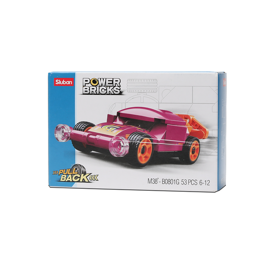 JOUET COFFRET LEGO SLUBAN VOITURE 53PCS REF M38-B0801