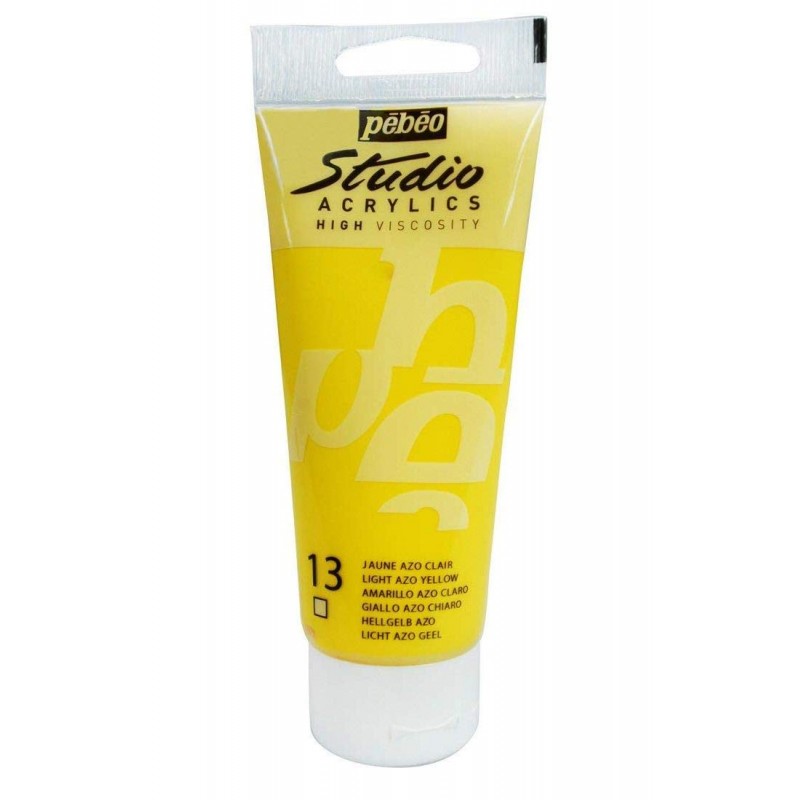 GOUACHE ACRYLIQUE PEBEO 100ML JAUNE AZO CLAIR