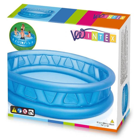 JOUET INTEX PISCINE GONFLABLE SOFT SIDE POOL 188*4