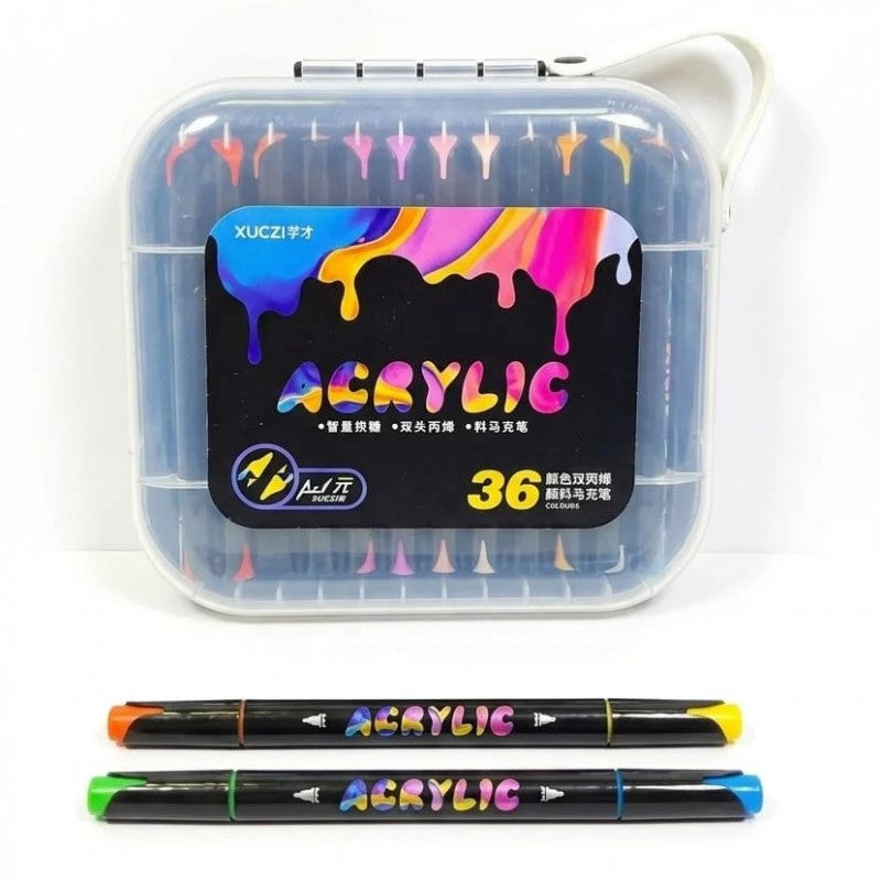 MARQUEUR ACRYLIQUE DUAL TIP DE 36 REF BC-6106