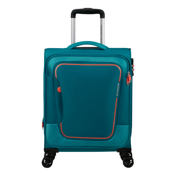 LUGGAGE AMERICAN TOURISTER PULSONIC-Sarcelle 55cm