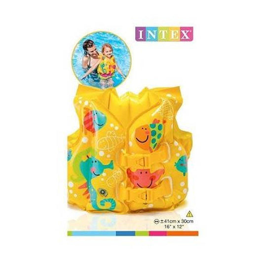 JOUET INTEX GILET DE NATATION JAUNE 3-5ANS