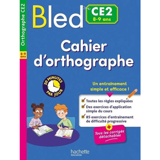 PRIM BLED CAHIER D ORTHOGRAPHE CE2