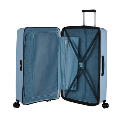 LUGGAGE AMERICAN TOURISTER AEROSTEP-ICE BLUE 77cm