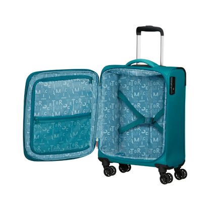 LUGGAGE AMERICAN TOURISTER PULSONIC-Sarcelle 55cm