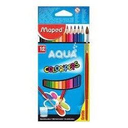 CRAYONS DE COULEUR AQUARELLE MAPED 12/18 REF 83601