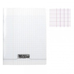 CAHIER 24 CALLIGRAPHE COUV POLYPRO UNI 96P