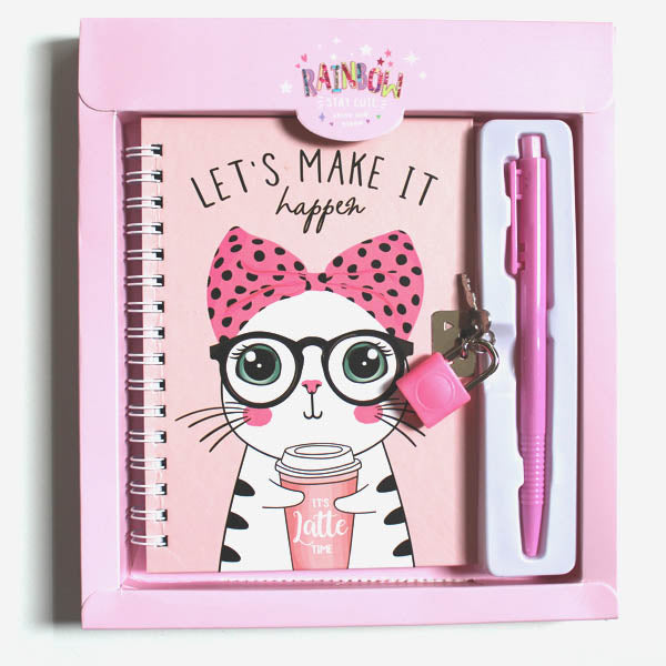 CAHIER DE SOUVENIR AVEC CADENAS CODE REF 64973-A