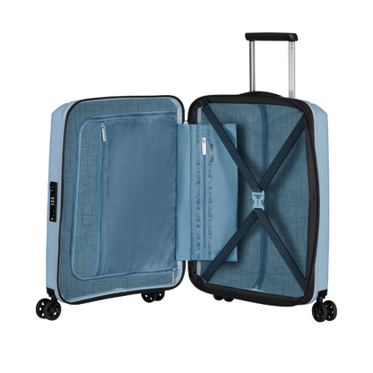LUGGAGE AMERICAN TOURISTER AEROSTEP-ICE BLUE 55cm
