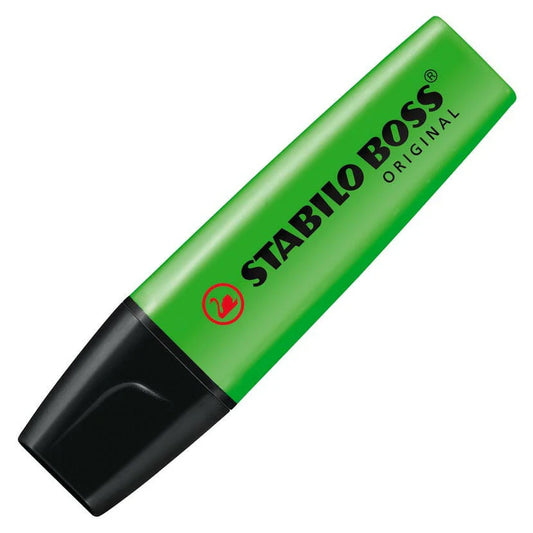 MARQUEUR FLUORESCENT STABILO BOSS NATUR VERT BOUE 70/137