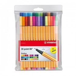 STYLO POINT FINE STABILO POINT 88 POCH DE 30 8830-1