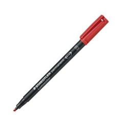 MARQUEUR PERMANENT STAEDTLER LUMOCOLOR B ROUGE 314