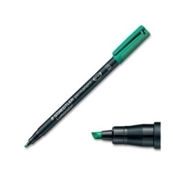 MARQUEUR PERMANENT STAEDTLER LUMOCOLOR B VERT 314-