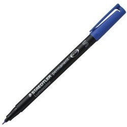 MARQUEUR PERMANENT STAEDTLER LUMOCOLOR S BLEU 313-