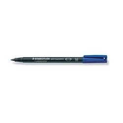 MARQUEUR PERMANENT STAEDTLER LUMOCOLOR M BLEU 317-