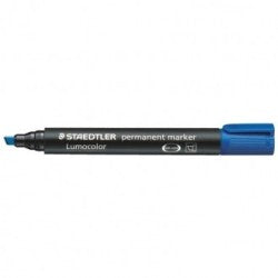 MARQUEUR PERMANENT STAEDTLER LUMOCOLOR 350 BLEU 35