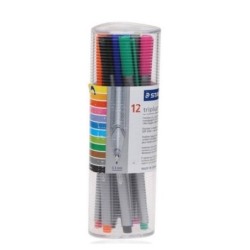 STYLO POINT FINE STAEDTLER TRIPLUS FINELINER POCH DE 12 334 PR12