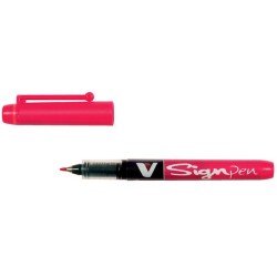 STYLO GEL PILOT SIGNPEN ROUGE