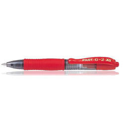 STYLO GEL PILOT G-2 XS ROUGE REF G27-XS-R
