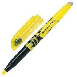 MARQUEUR FLUORESCENT PILOT FRIXTION JAUNE