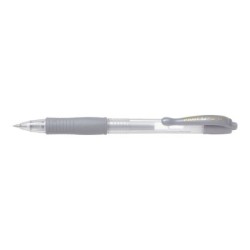 STYLO GEL PILOT G-2 0.7 METAL ARGENT