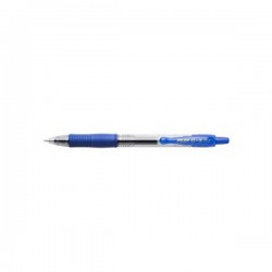 STYLO GEL PILOT G-2 0.7 METAL BLEU
