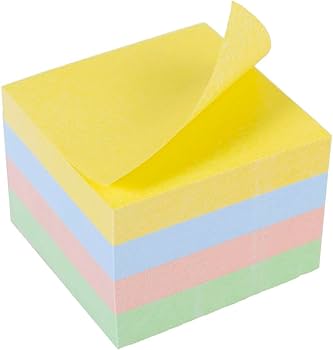 STICKY NOTES 4COUL PASTEL