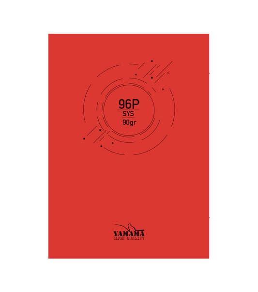 CAHIER PIQURE 24*32 10/10 96P YAMAMA CP BMV 90G ROUGE