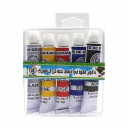 GOUACHE TUBE LE COQ DE 6 METAL REF 061
