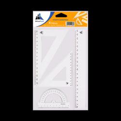 POCHETTE GEOMETRIQUE OFFICEPLAST 20CM