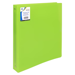 CLASSEUR 4 ANNEAUX A4 OFFICEPLAST DOS 40 LAQUE PASTEL VERT