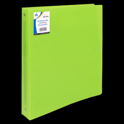 CLASSEUR 4 ANNEAUX A4 OFFICEPLAST DOS 40 SEMI VERT CLAIR