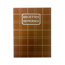 CAHIER RECETTES DEPENSES-RIBAT PAPIER