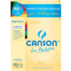 POCHETTE CANSON VIDEX A3 COULEUR