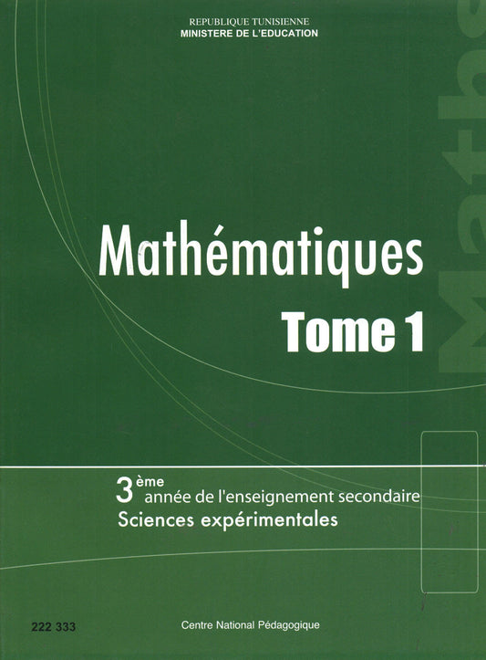 Mathématiques T1(Sc Ex)