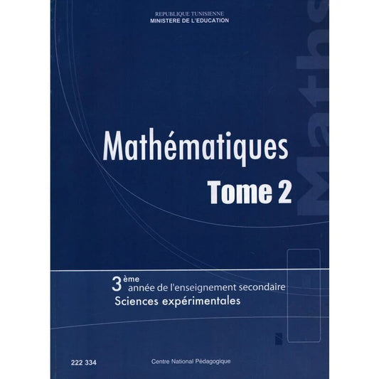 Mathématiques T2(Sc Ex)