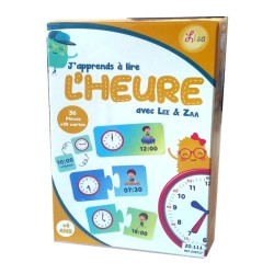 JOUET LISA J APPRENDS A LIRE L HEURE AVEC LEE ET ZAA