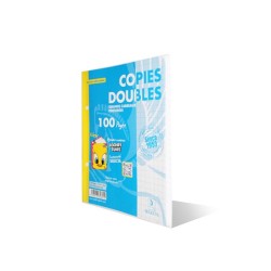 COPIES DOUBLES PERFOREES 17*22 100P SELECTA
