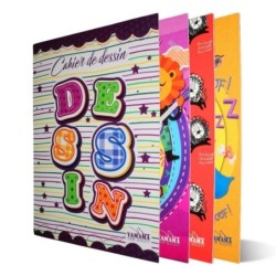CAHIER DE DESSIN 24*32 UNI OMEGA