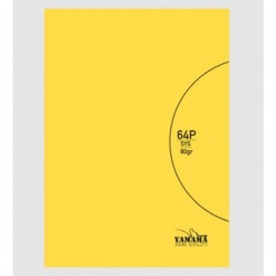 CAHIER 12 YAMAMA BMV 64P 80G CP UNI JAUNE