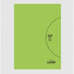 CAHIER 12 YAMAMA BMV 64P 80G CP UNI VERT