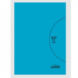 CAHIER 24 YAMAMA BMV 96P 80G CP UNI BLEU