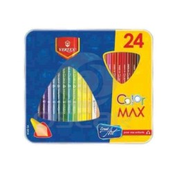 CRAYONS DE COULEUR VERTEX 24/18