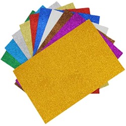 PAPIER GLITTER A4 ADHESIF