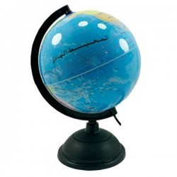 GLOBE LUMINEUX 20CM ROTATIF ARABE