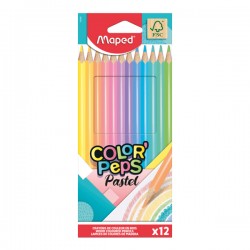 CRAYONS DE COULEUR YALONG 12/18 PASTEL