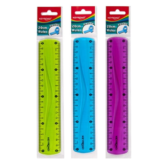 REGLE KEYROAD FLEXIBLE 20CM